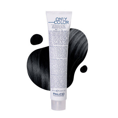 Крем-фарба для волосся Palco Professional Only Color безаміачна № 1.8 чорно-синій 100 мл
