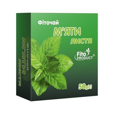 Фіточай Фітопродукт М'яти листя по 50 г
