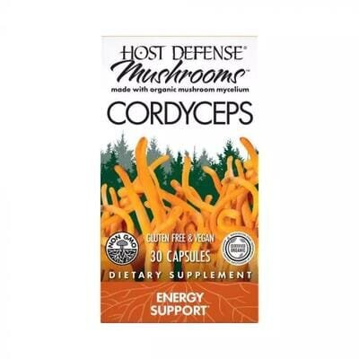 Гриб Кордицепс Fungi Perfecti Cordyceps, 30 вегетаріанських капсул