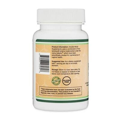 Пробіотик Double Wood Vaginal Probiotic (5 Billion CFU), 60 капсул