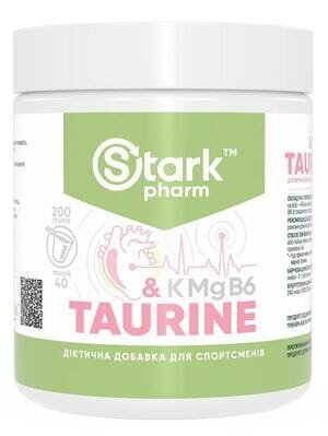 Таурин Stark Pharm Stark Taurine & KMgB6, 200 г