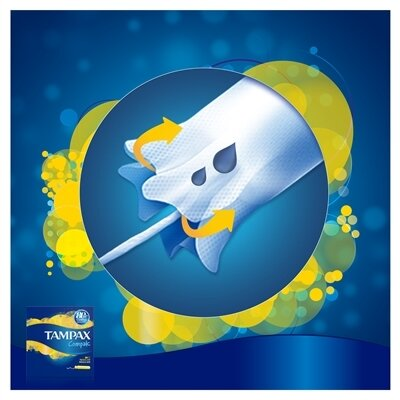 Тампони Tampax Compak Super з аплікатором, 3 краплі, 8 штук