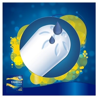Тампони Tampax Compak Super з аплікатором, 3 краплі, 8 штук