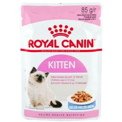 Корм вологий для кошенят Royal Canin Kitten Instinctive Jelly з 4 до 12 місяців, желе, 85 г