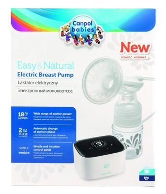 Молоковідсмоктувач Canpol babies Easy&Natural електричний, 12/207