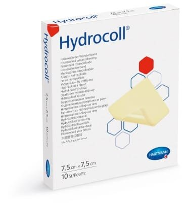 Пов'язка гідроколоїдна Hydrocoll 7,5 см х 7,5 см, 10 штук