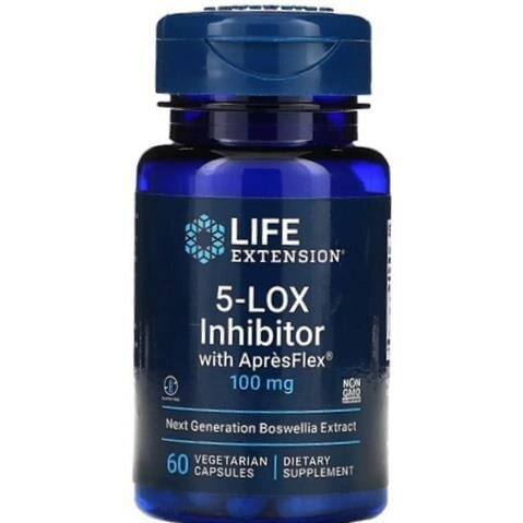 Екстракт босвеллії Life Extension 5-LOX Inhibitor, 60 веганських капсул