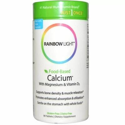 Кальцій, Магній та вітамін Д3 Rainbow Light Calcium With Magnesium & Vitamin D3, 90 таблеток