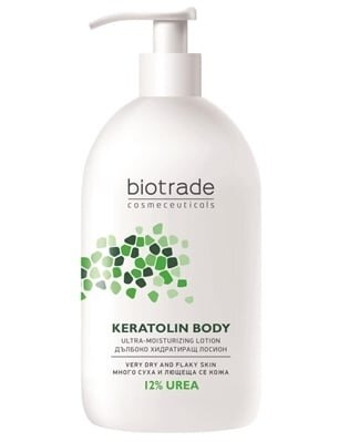 Лосьйон для тіла Biotrade Keratolin Body 12 % сечовини інтенсивно зволожуючий, 400 мл
