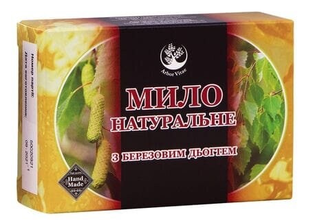 Мило натуральне Arbor Vitae з дьогтем, 75 г