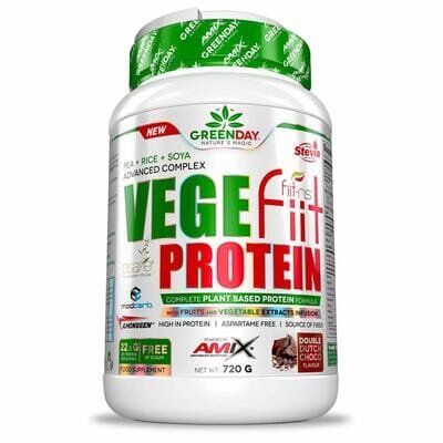Протеїн Amix Nutrition GreenDay VegeFiit Protein арахіс-шоколад-карамель, 720 г