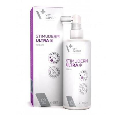 Сироватка VetExpert Stimuderm Ultra Dog для догляду за шкірою та шерстю собак будь-яких порід, 150 мл