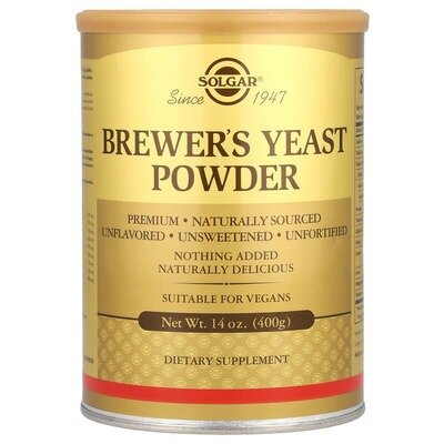 Пивні дріжджі Solgar Brewer’s Yeast порошок, 400 г