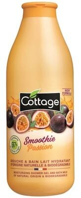 Гель для ванни та душу Cottage Moisturizing Shower Gel And Bath Milk зволожуючий Маракуйа, 750 мл