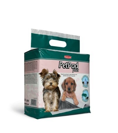 Пелюшки для тварин Padovan Pet Pad Plus з активованим вугіллям та феромонами 60 x 60 см, 10 штук
