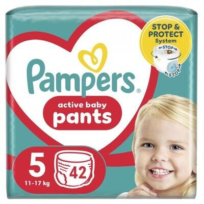 Підгузки-трусики Pampers Pants дитячі розмір 5, 12-17 кг, 42 шт