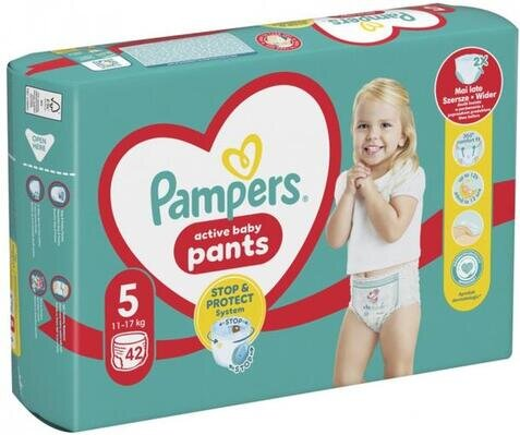Підгузки-трусики Pampers Pants дитячі розмір 5, 12-17 кг, 42 шт
