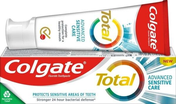 Зубна паста Colgate Total Advansed Sensitive для чутливих зубів, 75 мл