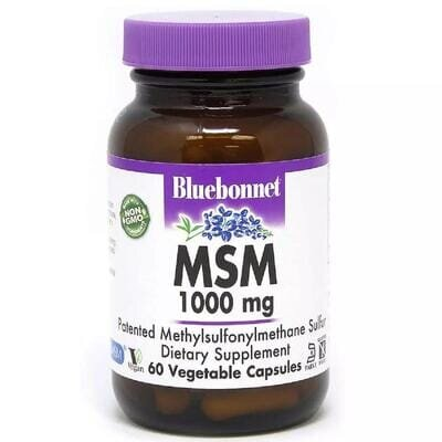Добавка МСМ 1000 мг Bluebonnet Nutrition MSM капсули №60