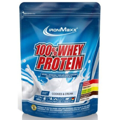 Протеїн IronMaxx 100% Whey Protein Печиво-крем, 500 г (пакет)
