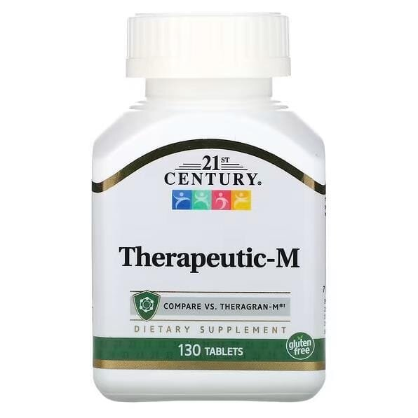 Мультивітаміни терапевтичні 21st Century Therapeutic-M, 130 таблеток