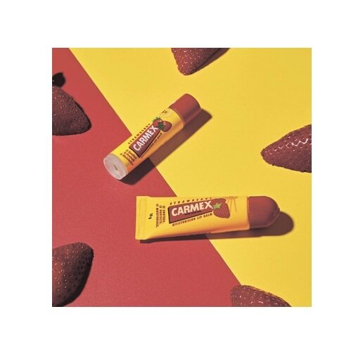 Бальзам для губ Carmex SPF15 зі смаком Полуниці, 4,25 г стік
