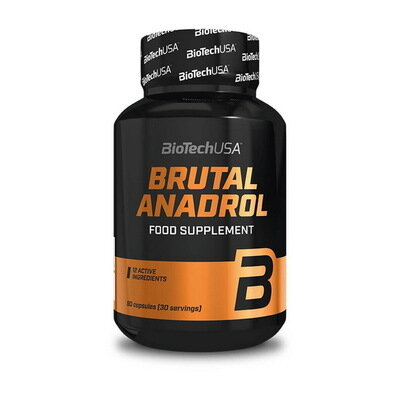 Тестостероновий бустер Biotech Brutal Anadrol, 90 капсул
