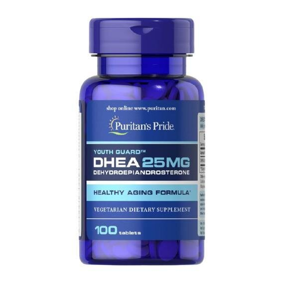 ДГЕА Puritan's Pride DHEA 25 мг, 100 таблеток