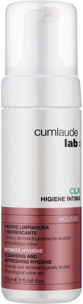 Мус для інтимної гігієни Cumlaude Lab CLX очищаючий з хлоргексидином для профілактики інфекцій, 165 мл