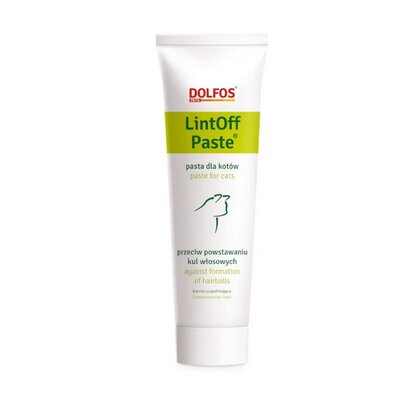 Паста Dolfos Lintoff Paste для котів проти утворення грудок шерсті в шлунку, 100 г