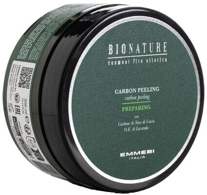 Пілінг для шкіри голови Emmebi Italia Bionature вуглецевий, 300 мл