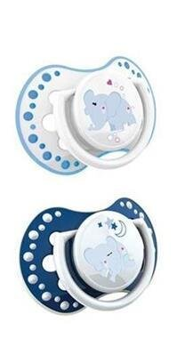 Пустушка силіконова Lovi Night & Day динамічна, 22/811boy, 6-18 місяців, 2 шт
