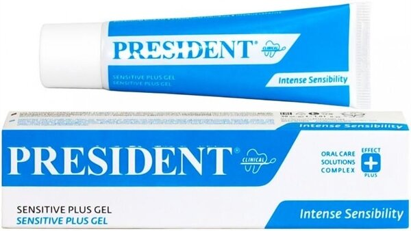Гель зубний President Intense Sensibility Sensitive Plus для чутливих зубів, 30 мл