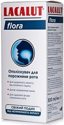 Ополіскувач для порожнини рота Lacalut Flora Свіжий подих, 300 мл