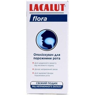 Ополіскувач для порожнини рота Lacalut Flora Свіжий подих, 300 мл