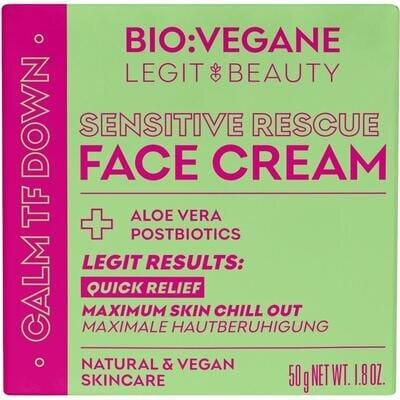 Крем для обличчя Bio:Vegane порятунок чутливої шкіри, 50 мл