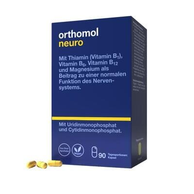 Ортомол Neuro капсули для нормального функціонування нервової системи, курс 90 днів