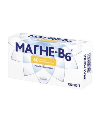 Магне-В6 таблетки, в/о №60 (20х3)