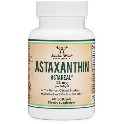 Астаксантин Double Wood Astaxanthin 12 мг, 60 гелевих капсул