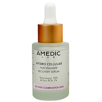 Сироватка для обличчя Amedic Hydro Cellular Niacinamide Recovery Serum відновлююча з ніацинамідом, 30 мл