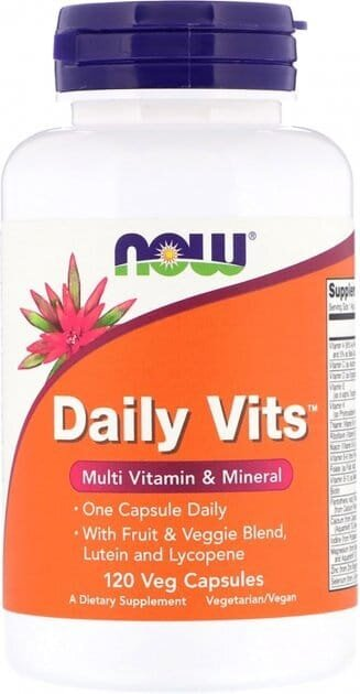 Вітамінно-мінеральний комплекс NOW Daily Vits вег. капсули №120