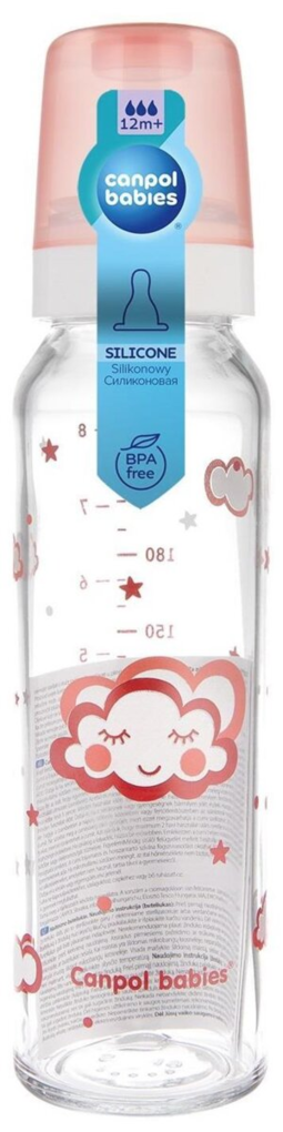 Пляшечка Canpol Babies 42/101 скляна, 240 мл