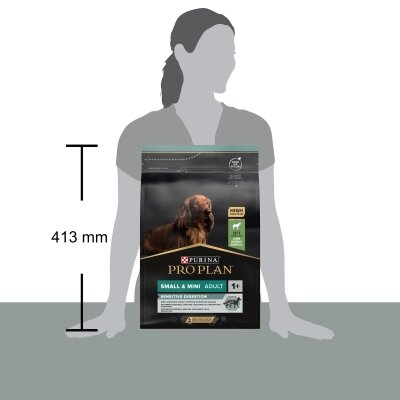 Корм сухий Purina Pro Plan Small & Mini Sensitive Digestion для собак дрібних і карликових порід для чутливого травлення, ягня, 3 кг