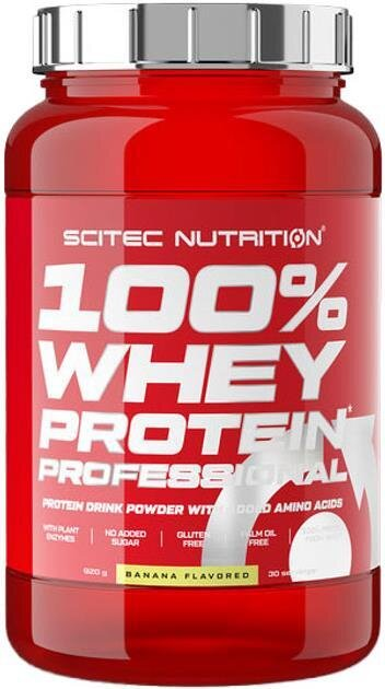 Протеїн Scitec Nutrition 100% Whey Protein Prof, банан, 920 г