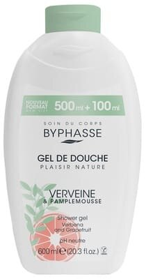 Гель для душу Byphasse Plaisir Nature Вербена та грейпфрут, 600 мл
