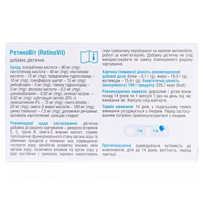 РетиноВіт капсули №36 (12х3)