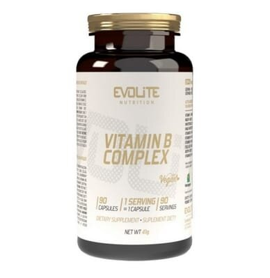 Комплекс вітамінів В Evolite Nutrition Vitamin B complex, 90 капсул