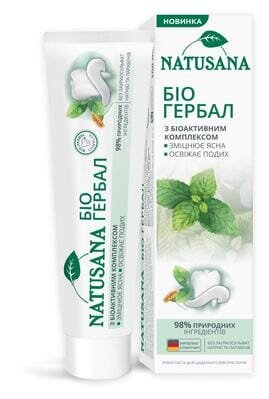 Зубна паста Natusana Біо Гербал, 100 мл