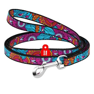 Повідець Collar WAUDOG Nylon малюнок Літо, ширина 10 мм довжина 122 см