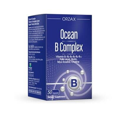 Вітаміни групи В Orzax Ocean B Complex, 50 капсул